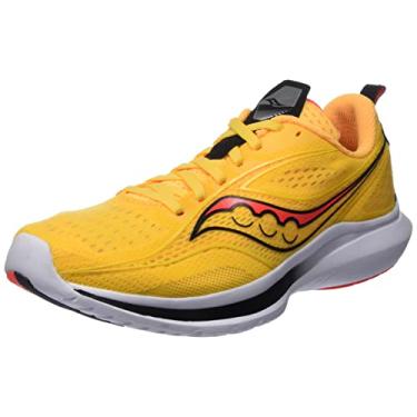 Imagem de Saucony Tênis de corrida feminino Kinvara 13, Vizigld/Vizired, 5