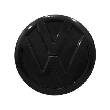 Imagem de Emblema Grade VW T-Cross Sem ACC 2019 2020 2021 Black Piano - Marçon