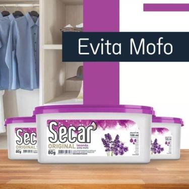 Imagem de Kit Com Anti Mofo Secar Original Variados 180g Elimina Odor Desumidifi