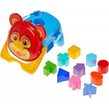 Imagem de Brinquedo Didático Urso Tomy Balde Educativo Infantil +1 Ano - MercoTo