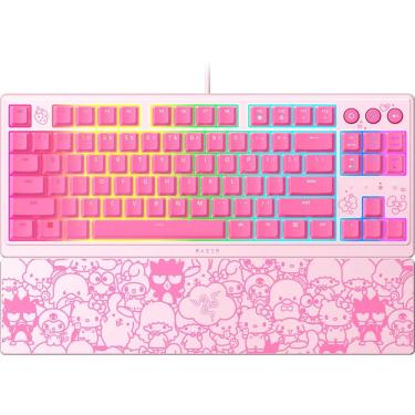 Imagem de Teclado para jogos Razer Ornata V3 tkl Low-Profile Hello Kitty