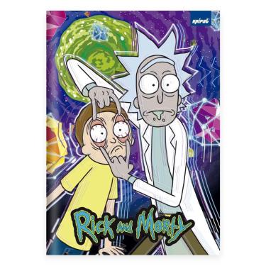 Imagem de Caderno Univ. C. D. Costurado 80fls Rick&Morty 2513455 Spiral Rem pt 1 un