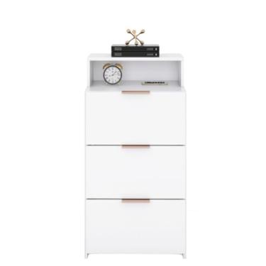 Imagem de Mesa De Cabeceira Multiuso Com Prateleira Aparador Escritório