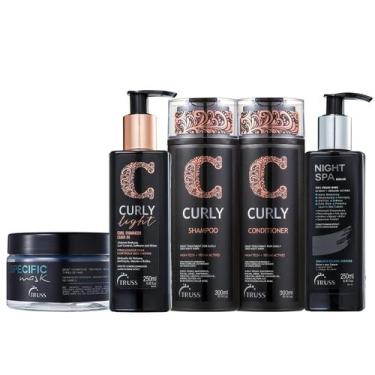 Imagem de Kit Truss Curly - Shampoo 300ml + Condicionador 300ml + Leave-In Light