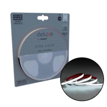 Imagem de Fita Led 12v Luce Cob 5mt Ip20 8w/M 720lm/M 6500k Branco Frio - AVANT