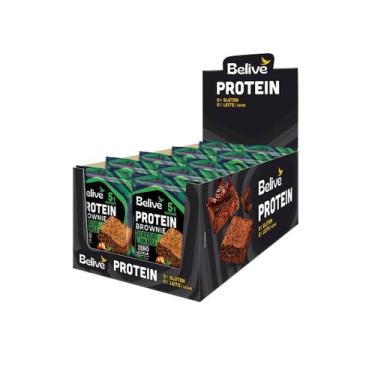 Imagem de Brownie Protein Avelã Zero Açúcar, Glúten E Lactose Belive 10x40g