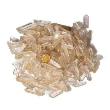 Imagem de 1 Kg Cristal + 1kg Lemuria Pequeno Quartzo P/ Fazer Orgonite - Cristai