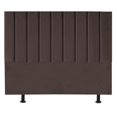 Imagem de Cabeceira Estofada De Cama Casal Queen 160 Cm Taís Corino marrom