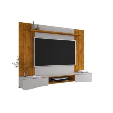Imagem de Painel Búzios Para Tv de 65" Naturalle/Off-White - Bechara