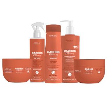 Imagem de Arvensis Vegan Professional, Kit Spray, Sh, Ativador, Geleia Forte, Máscara Cachos Arvensis