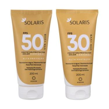 Imagem de Kit Protetor Solar Corporal Solaris FPS 50 e 30 200ml Solaris - Hinode