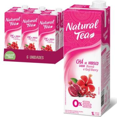 Imagem de Chá de Hibisco, Romã e Goji Berry NATURAL TEA 1L (6 Litros)