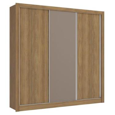 Imagem de Guarda Roupa/Roupeiro Kappesberg M570 Flex 3 Portas Correr 2 Gavetas MDP 218x223x53cm