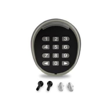 Imagem de TMT Teclado sem fio P2, teclado de entrada sem chave com painel de código digital, controle de segurança para abridor automático de portão, acessório de operador remoto para uso externo