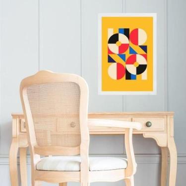 Imagem de Quadro Gravura Arte Bauhaus 45X34Cm - Com Vidro - Quadros On-Line