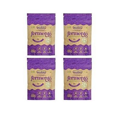 Imagem de KIT - 4 Fermento Em Pó Não Transgênico E Sem Glúten Ecobio 100g