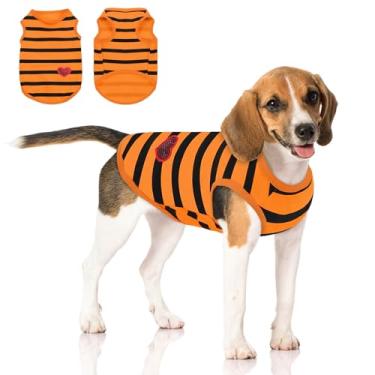 Imagem de Queenmore Camisa grande para cães, gatos, meninos, meninas, roupas para todas as estações, respirável e leve para animais de estimação para Frenchie, Dachshund, Yorkie