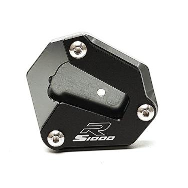 Imagem de Acc-Creativity Suporte lateral para pé de motocicleta com ampliador lateral para placa de extensão compatível com BMW S1000R 2017-2020 (titânio)