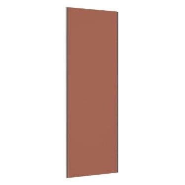 Imagem de Porta De Correr Closet 80cm Com Puxador Perfil Champagne E Kit Ferragem Prime Luciane Móveis Gaia