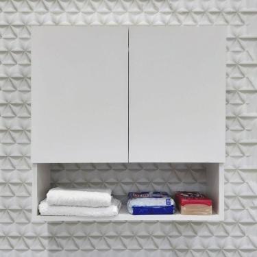 Imagem de Módulo Suspenso 2 Portas Armário Aéreo Para Lavanderia