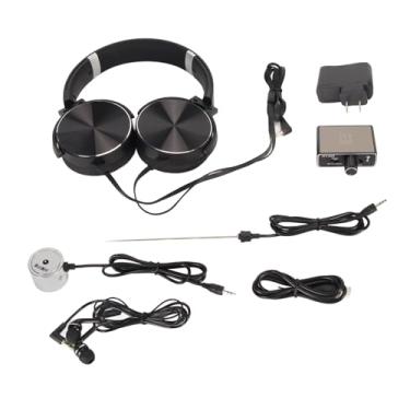 Imagem de Diyeeni Detecção De Vazamento Água, Kit Detector Tubo Com Amplificação 20000X, Fone Ouvido Ajustável Para Diferentes Condições, Locais, Interno E Externo (Plugue Americano)
