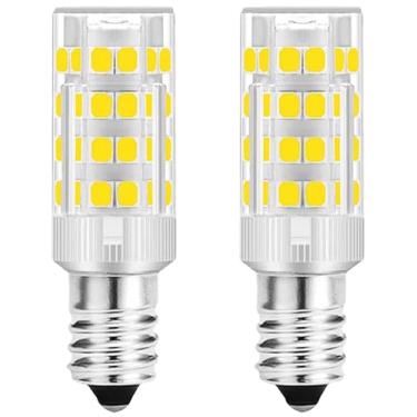 Imagem de GFLSD Lâmpada Led E14 Regulável, 4W 120V 350Lm T4 40W, Lâmpadas Halógenas Equivalentes À Luz Do Dia Branca 6000K, De Base Europeia E14, Turca Substituição, Para Coifa, Máquina Costura, Geladeira (Pa