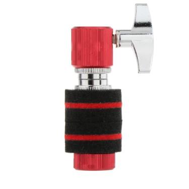 Imagem de Fiozinx Embreagem Para Chimbal, Suporte Chimbal De 6 Mm, Padrão Pratos Alumínio, Acessórios Bateria Jazz, Vermelho