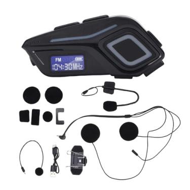 Imagem de Jectse 5.4 Capacete de Motocicleta Alto Com Diafragma de Grafeno, Cancelamento de Ruído, Carregamento Rápido do Tipo C, Resposta Automática a HandsFree para Música