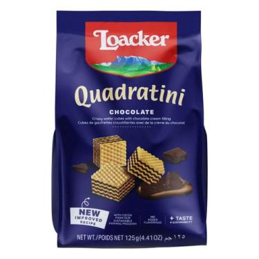 Imagem de Biscoito Wafer Quadratini Chocolate LOACKER 125g
