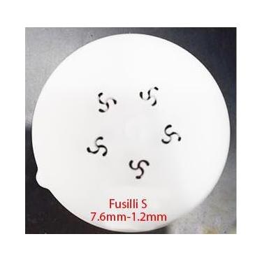 Imagem de PASTADISC Disco em forma de massa Fusilli adequado para máquina automática de macarrão e macarrão Philips, disco compatível com a máquina de macarrão Philips (7,6-1,2 mm) (X14, 7,6 mm - 1,2 mm)