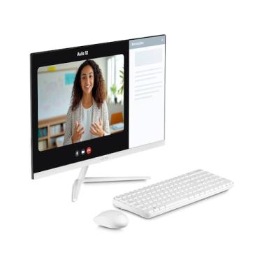 Imagem de All in One, Windows 11 Home, Intel Celeron 4GB 120GB SSD, Tela 23,8''FHD + Microsoft 365 Personal + 1TB na Nuvem Branco Ultra - UB981EX