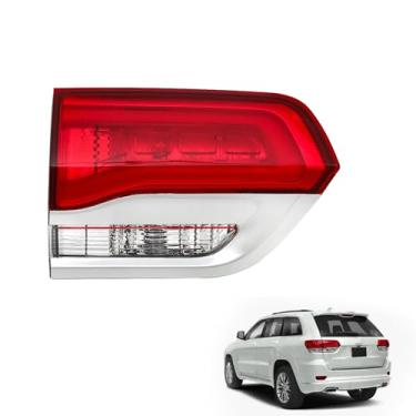 Imagem de Thomletha 1 peça de luz traseira lado esquerdo com acabamento cromado substituição para Grand Cherokee 2014-2020