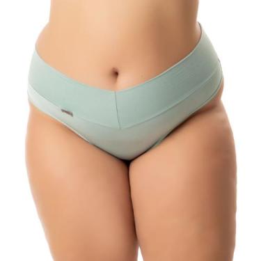 Imagem de Kit 3 Calcinhas Plus Size Cós Alto Fio Duplo. - Sugestiva Modas, Teos,