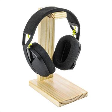 Imagem de Suporte Fone Headset Decorativo Mesa Quarto Gamer - Beto Moveis, NATUR