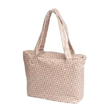 Imagem de Bolsa Térmica Multiuso Impermeável, 3 Tamanhos com Capacidades de 8L/15L/25L, Cores Lisas e Estampadas (Marrom Estampada, G (25 Litros))