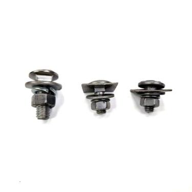 Imagem de Kit de fixação transbike calha teto long life (kit 3) - zincado