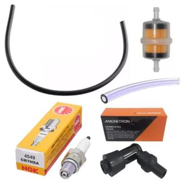 Imagem de Filtro, Vela, Cachimbo, Cabo, Mangueira Ybr 125, Factor 125 - NGK