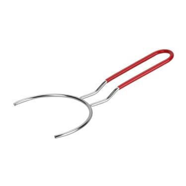 Imagem de ＫＬＫＣＭＳ Suporte para tigelas e pratos de aço inoxidável para mover pratos quentes ou tigelas, pinça para forno doméstico e micro-ondas, M