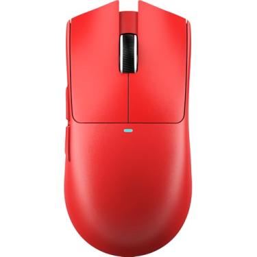 Imagem de ATTACK SHARK X11SE Mouse para jogos leve sem fio, 59 g Tri-Mode BT/2.4G sem fio/mouse para jogos com fio, sensor de jogos PixArt PAW3311, 22000 DPI, mouse de escritório para PC/Xbox/Win/Mac (vermelho)