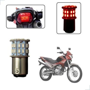 Imagem de Lâmpada Led Freio 2 Polo 1157 50 Leds Moto NX4 Falcon