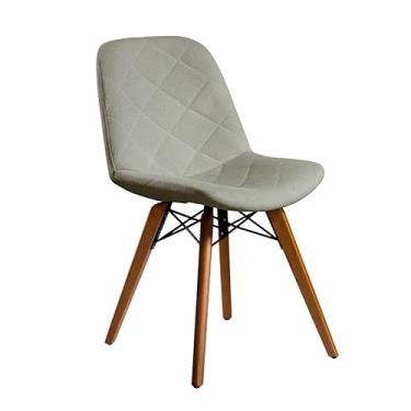 Imagem de Cadeira Charles Eames em Linho Cru Matelassê Cercatto