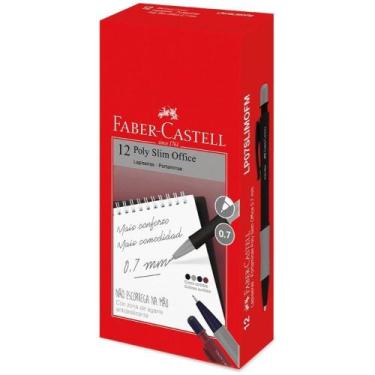 Imagem de Lapiseira 0.7MM POLY SLIM Office MIX Caixa com 12 Unidades - FABER-CAS