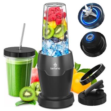 Imagem de Befano Liquidificador de smoothie 11 em 1, liquidificador pessoal Margarita com base de 1200 watts, para vitaminas, gelo e frutas