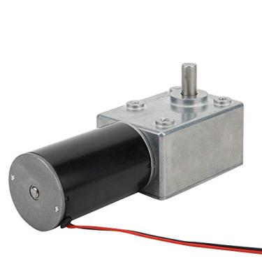 Imagem de AUNMAS Motor DC Torque de Alto Torque 24V Redução de Velocidade Elétrica Equipe de Minhocas, Micro Mini Velocidade de DC Engrenagem 30w 36rpm para Acessórios Elétricos