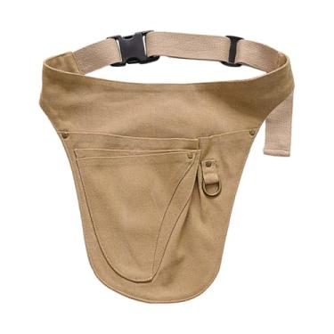Imagem de Stgfyxgs Cinto de Ferramentas, Bolsa de Ferramentas, de Trabalho Ajustável Portátil, Bolsa de Ferramentas para Faz-tudo, Encanador, Carpinteiro, Jardin, Cáqui, Tamanho real