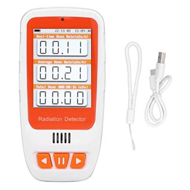 Imagem de Detector de Radiação Nuclear Portátil Raios X γ β Contador Geiger Som Luz Alarme Tela TFT Dosímetro de Radiação 0, 08uSv-50mSv