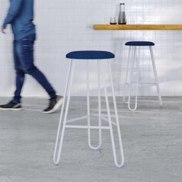 Imagem de Conjunto com 4 Banquetas Altas Ginger - Compace Decor