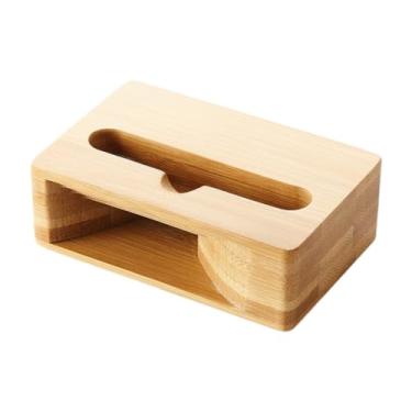 Imagem de Generic Rack de suporte de telefone, decoração universal de madeira para telefones, base de sons de música de mesa, suporte de smartphone, suporte de telefone