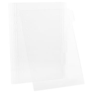 Imagem de Housoutil Pacote com 6 folhas recarregáveis A5 para fichário de caderno de acrílico