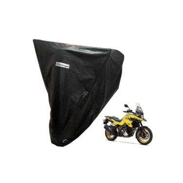 Imagem de Capa Cobrir Moto Chuva Sol Forrada Suzuki DL 1.050 V-Strom XT - Kahawa